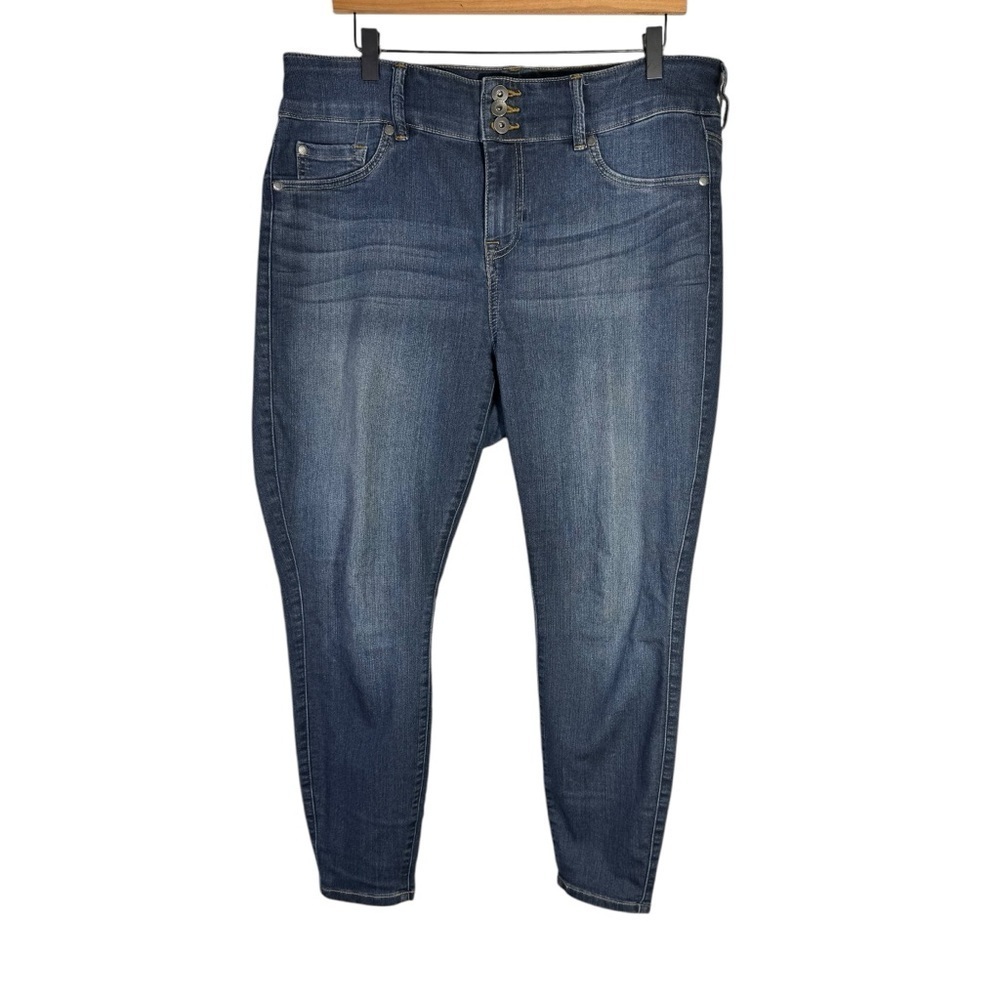 Torrid Blue Skinny Jeans Jeggings Size 16